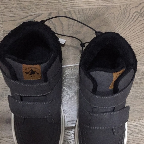 H&M boys Sz 2.5/34 warm lined hi top boot sneaker - Picture 5 of 14